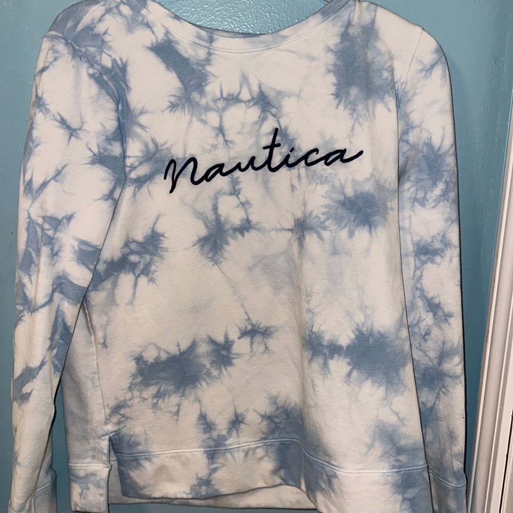 Nautica tie dye sweatshirt in size small. Never worn